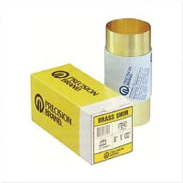 Precision Brand Precision Brand 605-17305 17S5 .005 Brass Shimstock 6 Inchx100 Inch 605-17305